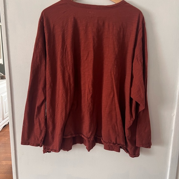 Old Navy Women's Long Sleeve Top in Rust - Picture 10 of 10